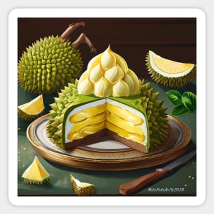 Durian Cake 2 Sticker